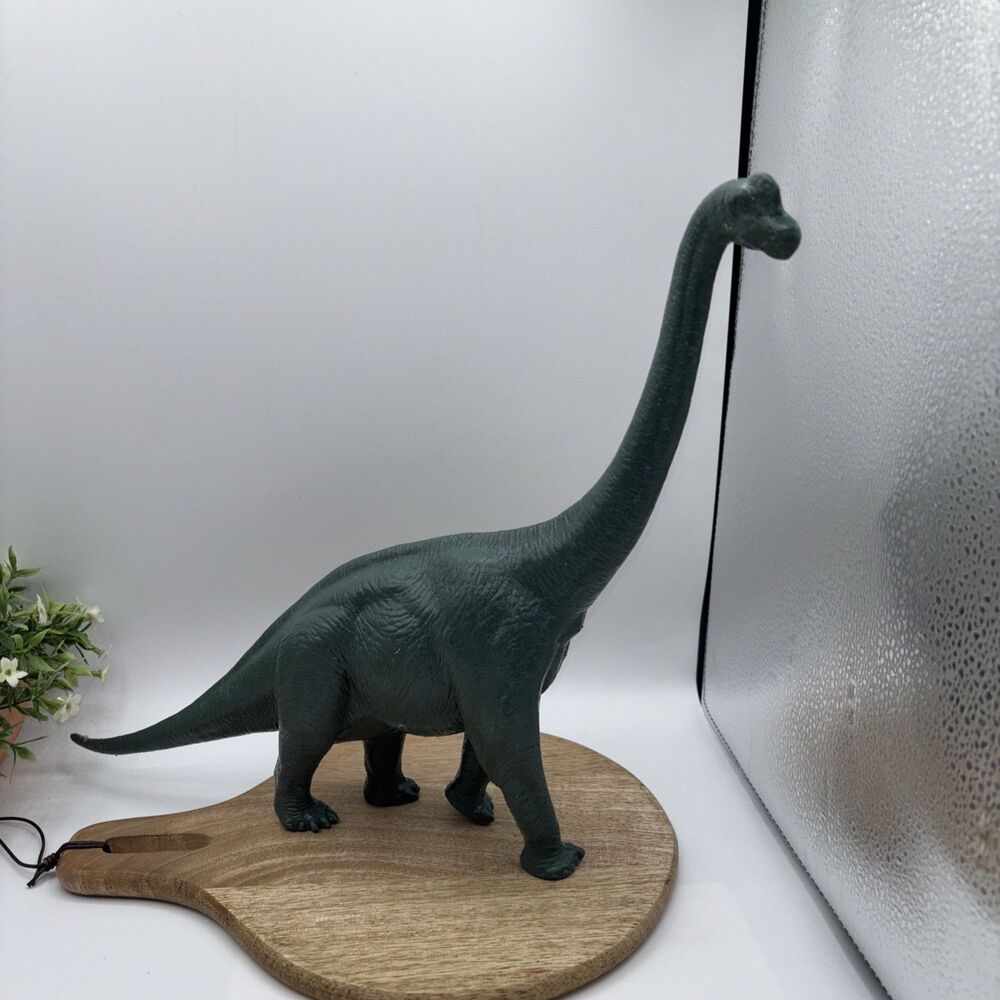 Vtg BRACHIOSAURUS British Museum Of Natural History 1984 Dinosaur Toy Preowned